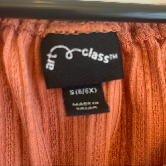 Rust Off-Shoulder Romper - Picture 2 of 4